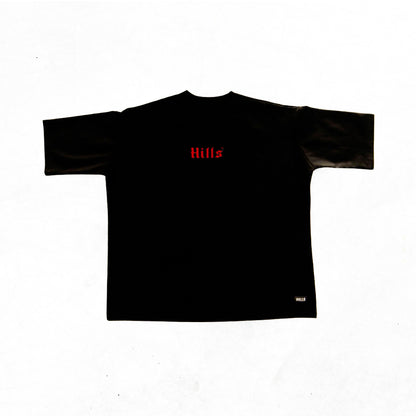 Heavy oversize -Tee shirt-BLACK BANDANA