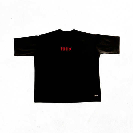 Heavy oversize -Tee shirt-BLACK BANDANA
